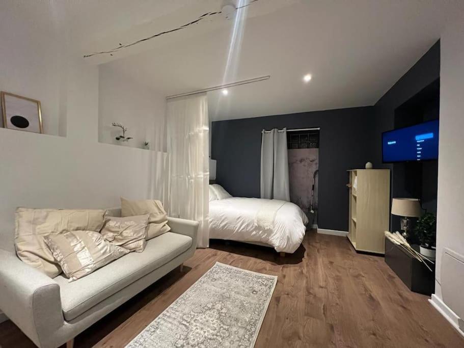 La Patte Blanche Terrasse Centre Ville Sens 6M Gare Ngoại thất bức ảnh